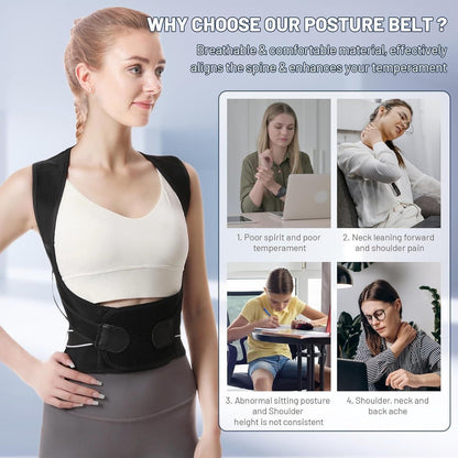 SpineAlign Pro – Smart Posture Corrector Belt