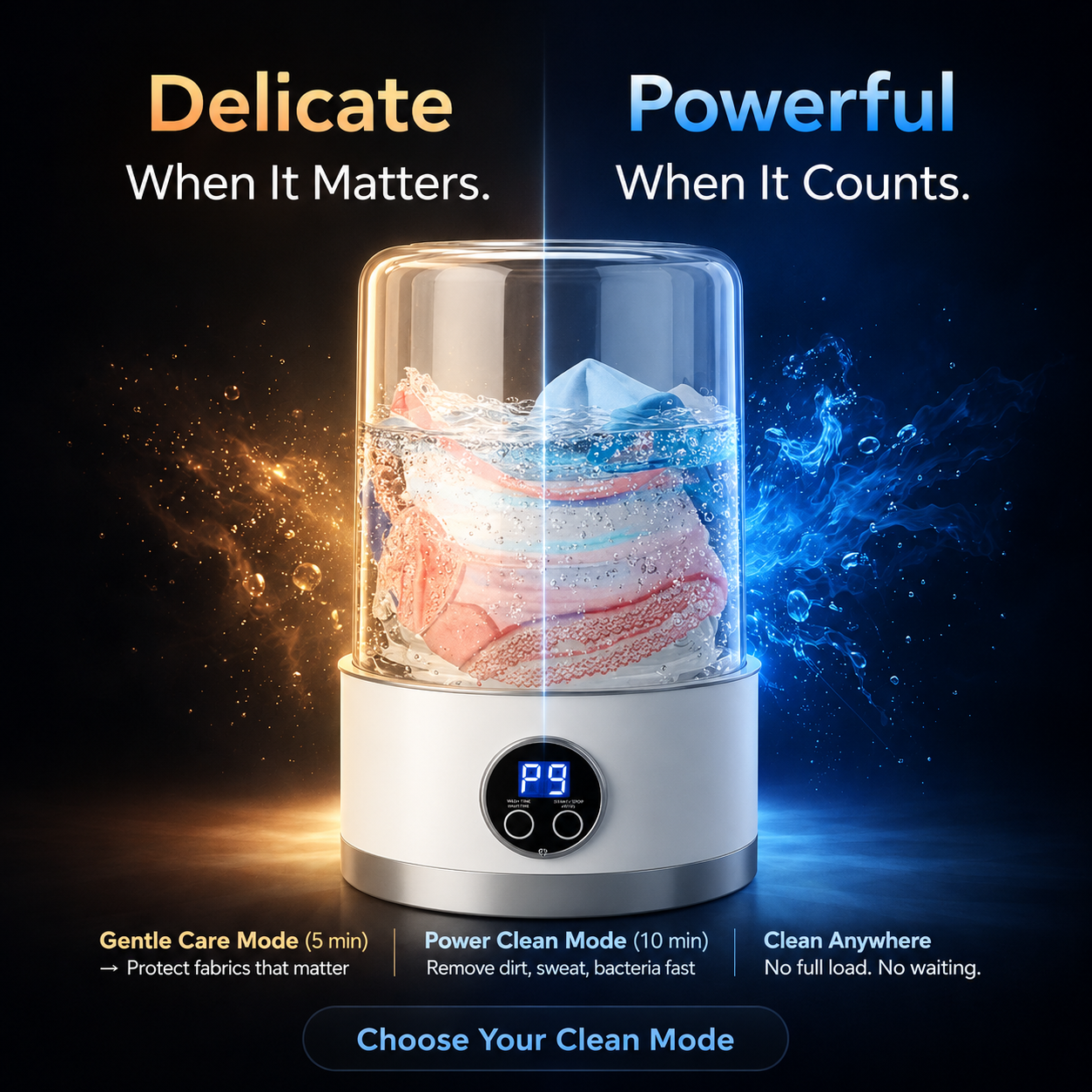 WashPod - Mini Washer Pro