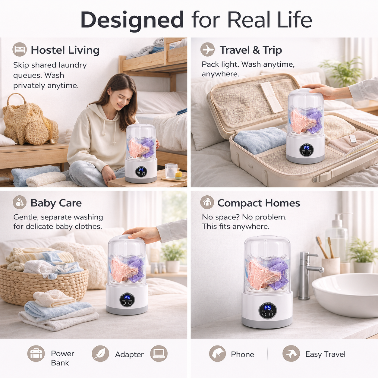WashPod - Mini Washer Pro